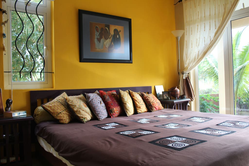 Your bedroom with garden view