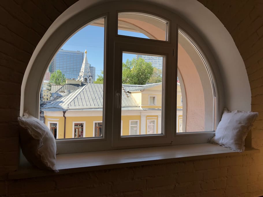 Вид из окна спальни/кабинета - View from office/bedroom