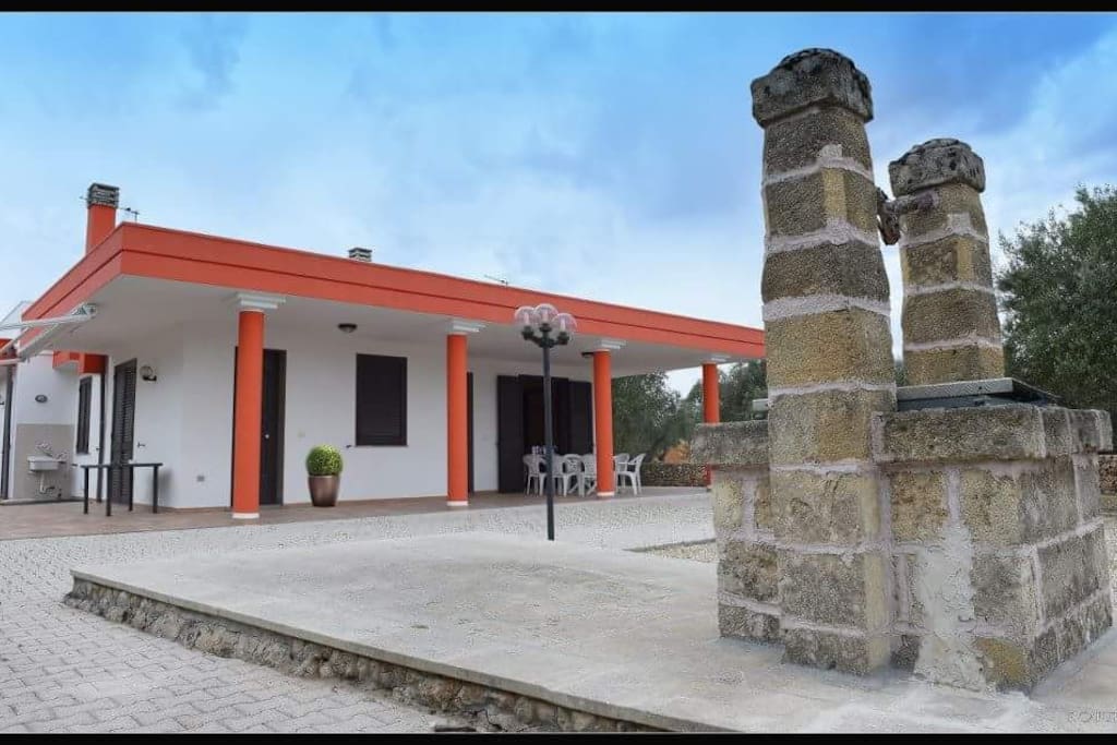 La villa con sopra 200 mq di terrazzo