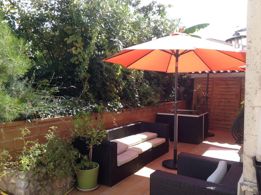Terrasse avec BBQ