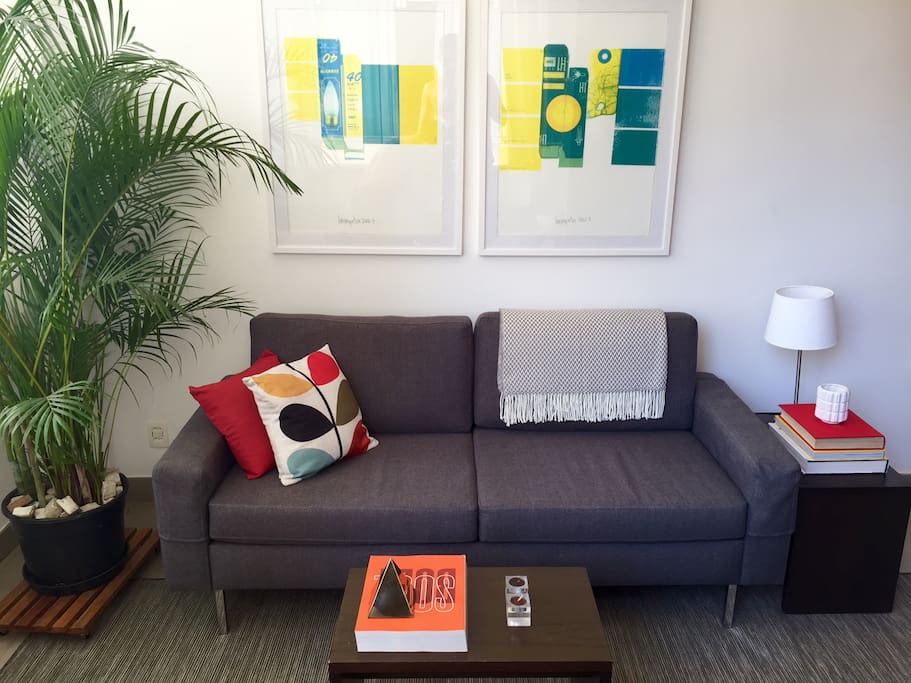living room sofa details