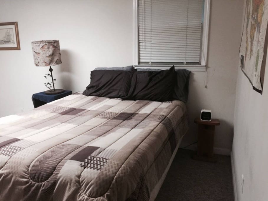 Queen sized bed