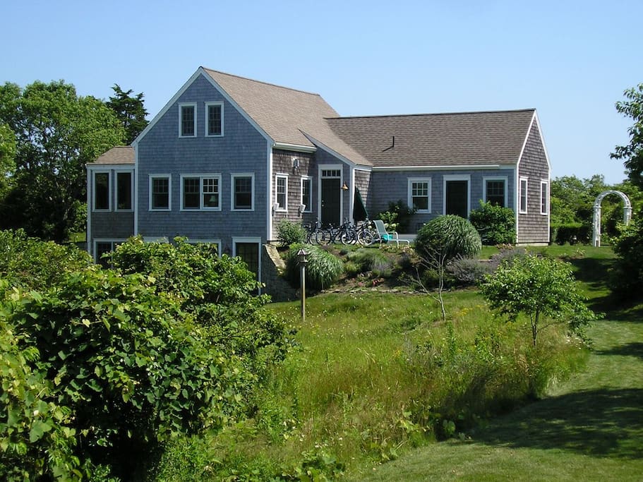 Private home surrounded by 500 acres of conservation, less than mile to ocean and pond