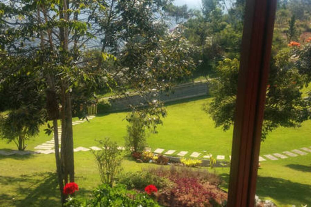 Vista da sala de lareira