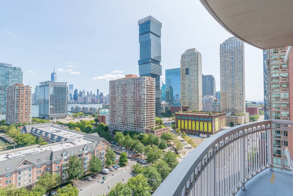 NYC Views from Living Room Balcony