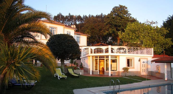 Enchanting apartment in villa with distant view