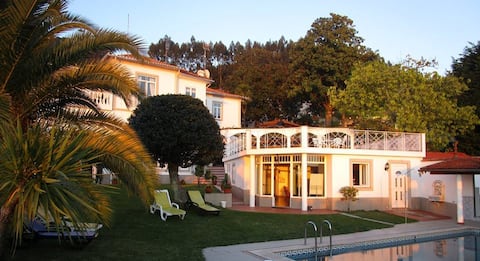 Enchanting apartment in villa with distant view