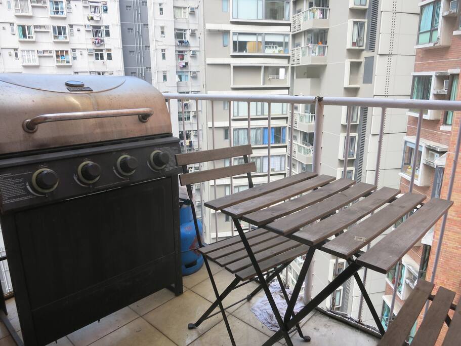 Balcony #2 with BBQ