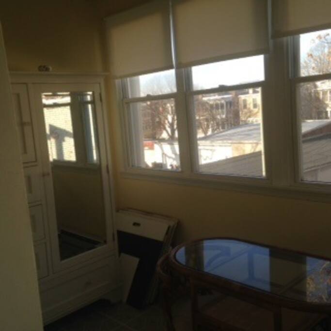 upstairs sunroom attached to bedroom 2