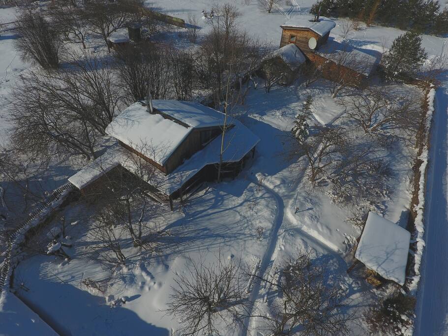 С высоты птичьего полёта, зима