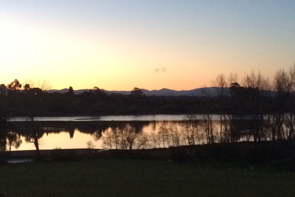 Evening view from house
