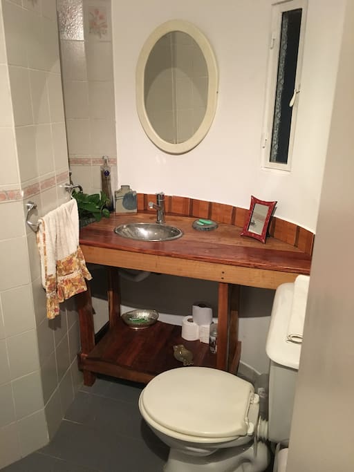 Baño, ducha con mampara