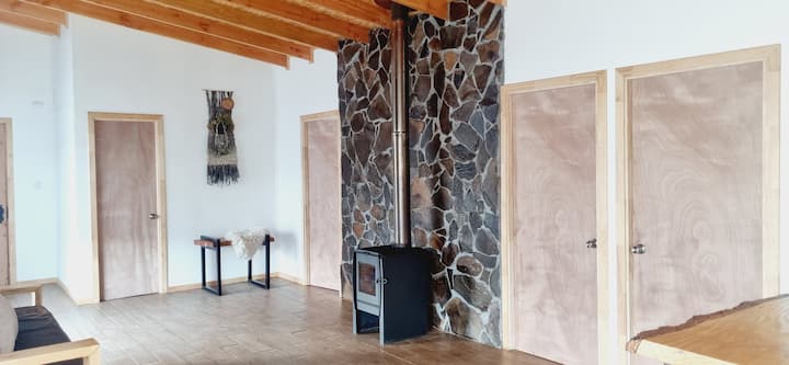 Gran Cabaña Km8 En Curacautin Con Tinaja Incluida - Curacautin