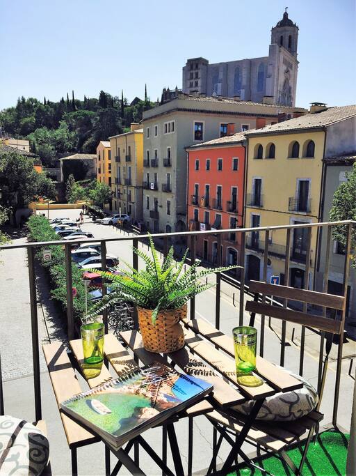 Double room balcony, Cathedral views