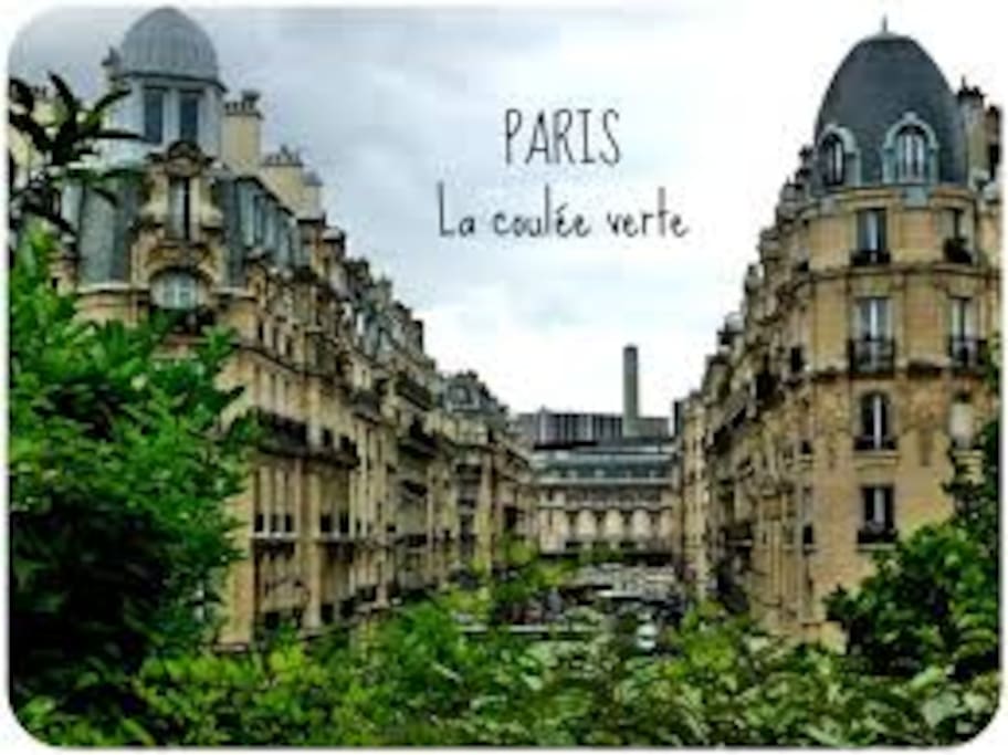 L'appartement est situé entre la Bastille...