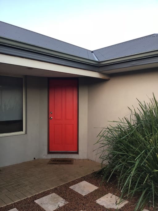 An actual Red Door Welcome