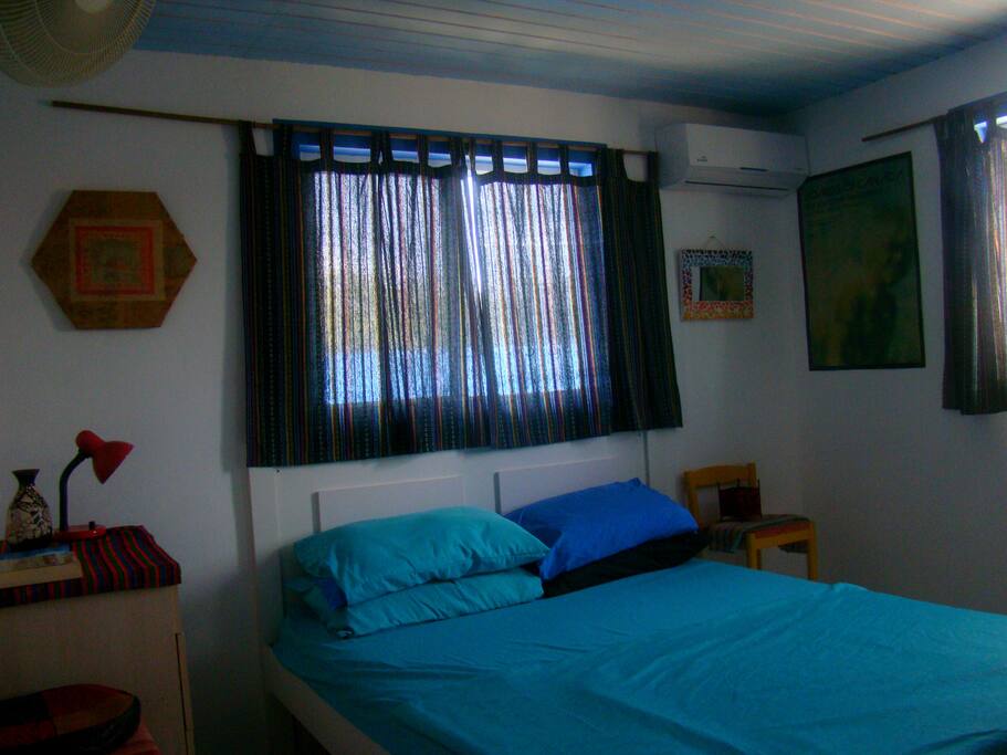Double bed. Room with airconditioning