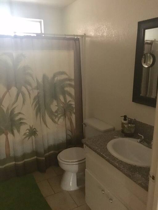 Bathtub or shower very clean