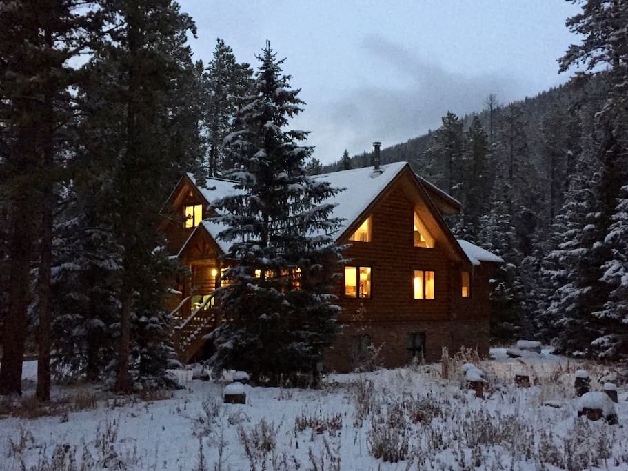 Nestled in the woods and surrounded by the Mountains of Breckenridge
