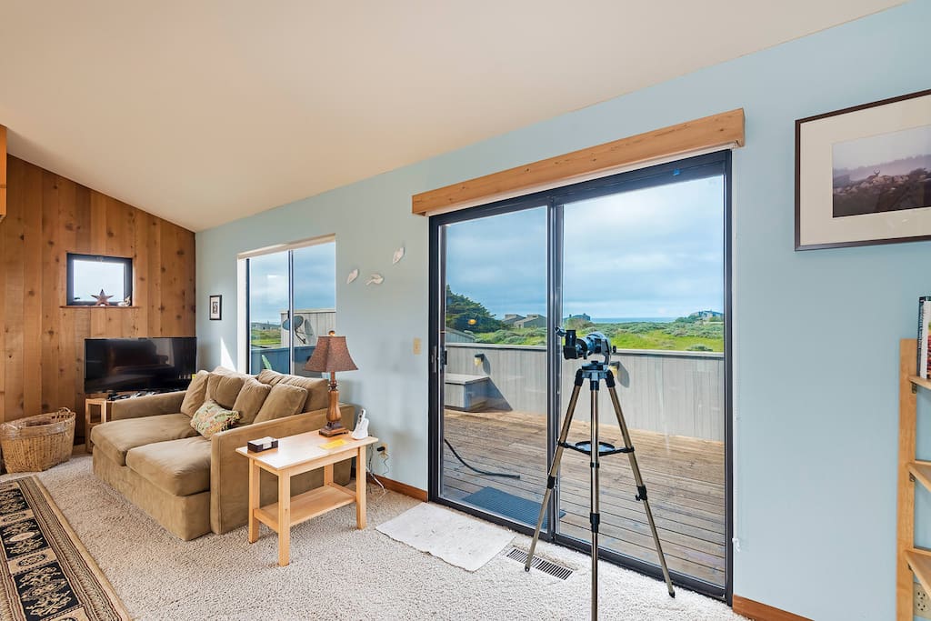 Living Room with Telescope