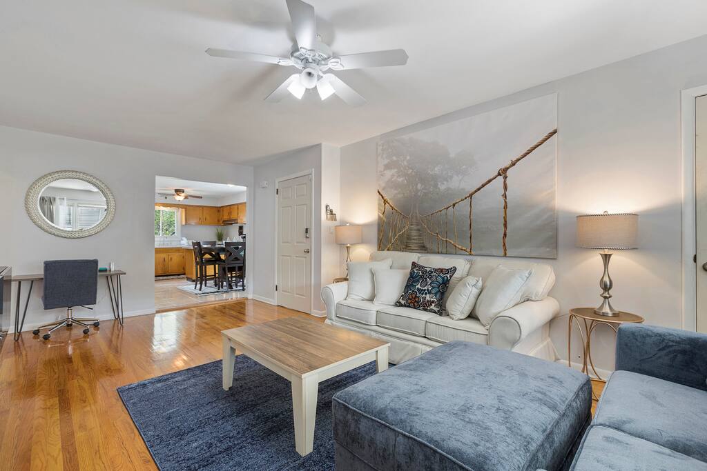 Relax and spend time quietly or with family in our living room, designed with your comfort in mind.
