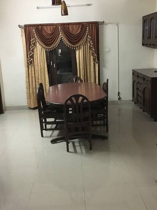 This is the living area of our 3 bedroom apartment