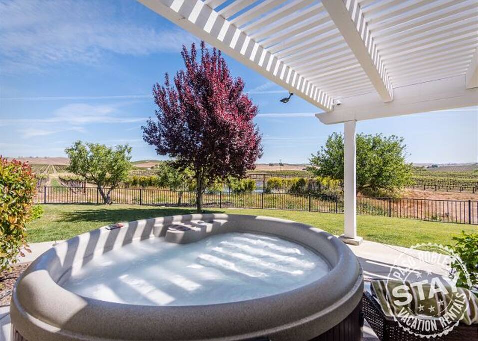 Spa over looking the Vineyards