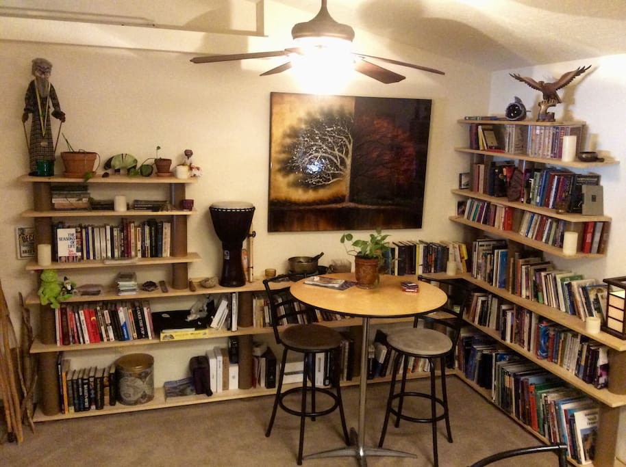 Bar Table and Library