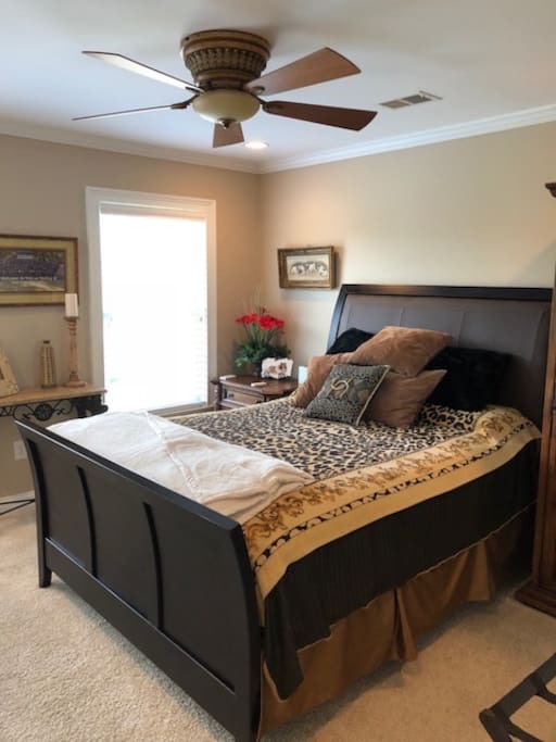 An upstairs bedroom # 2 with a private bath is available for up to two guests looking for a luxurious vacation in close proximity to Sunset Beach, Oyster Bay Golf Course, great restaurants and shopping.