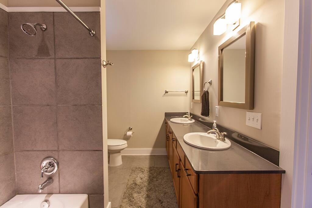 Master bathroom build for two!