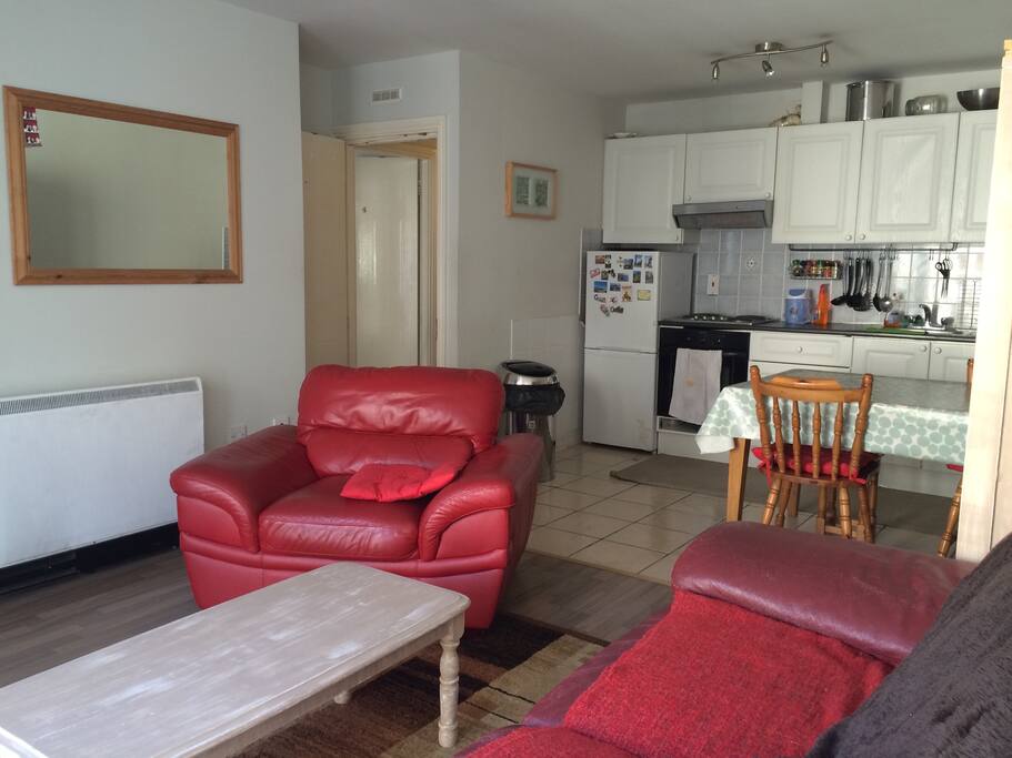 Kitchen and living room