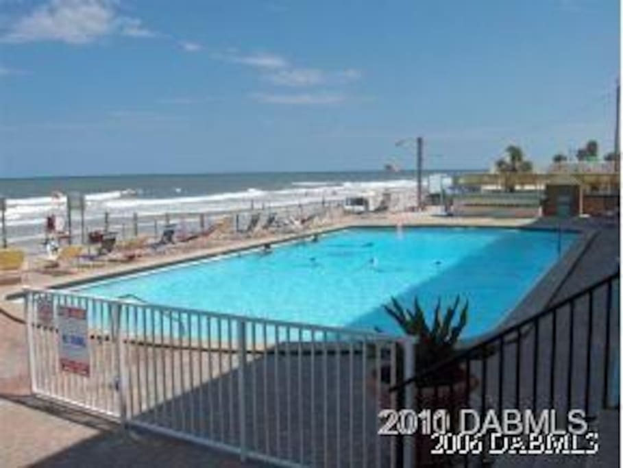 Pool overlooking Beach and Atlantic ocean