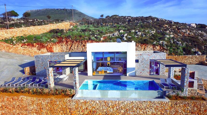 Villa on a hill top with a secret beach gallery image 3