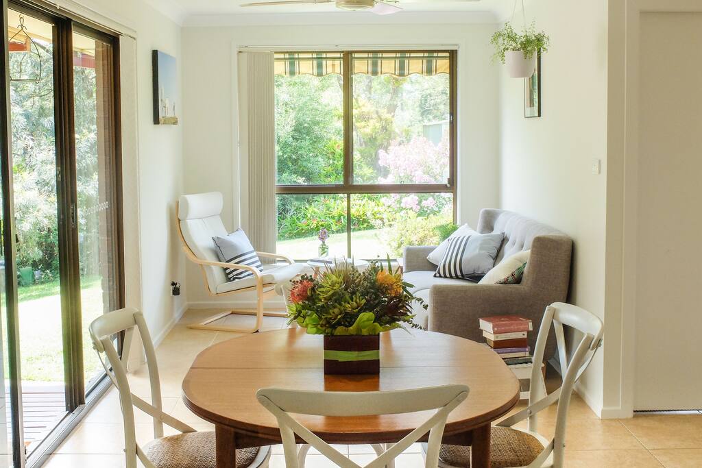 Spacious light filled living