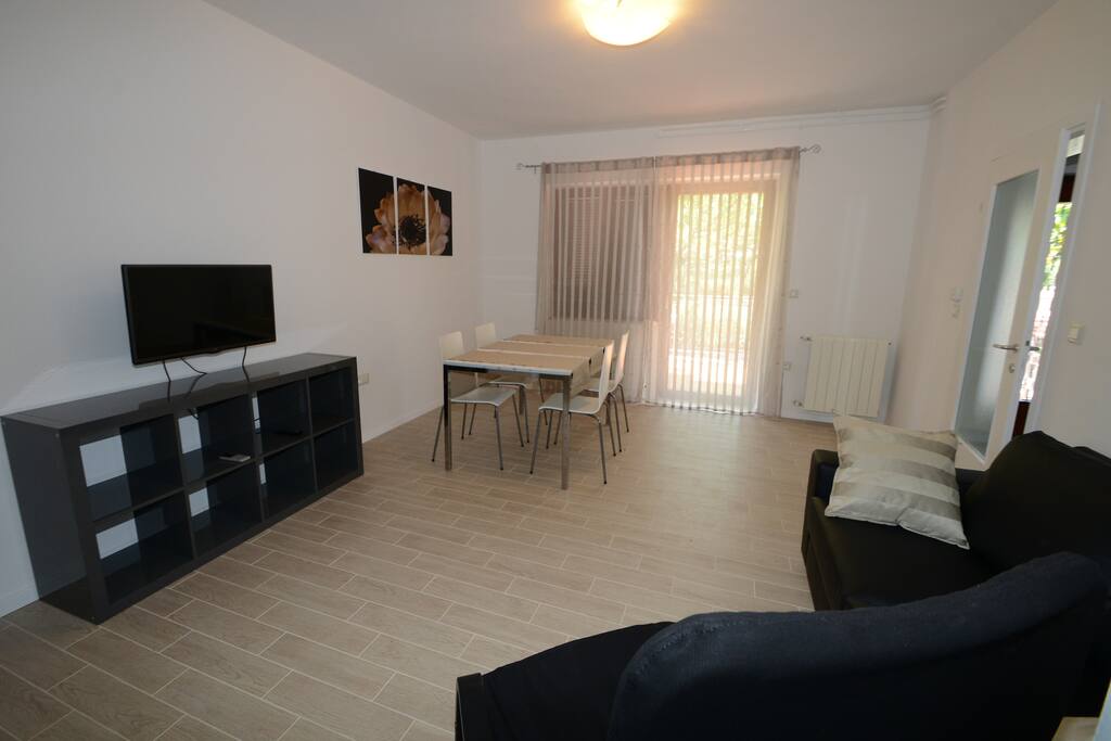 Living room and terrace