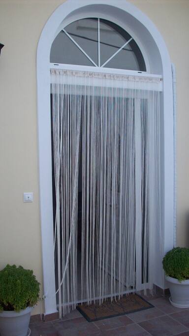 Front entrance door of the house.