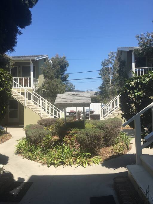 Courtyard of our quiet complex