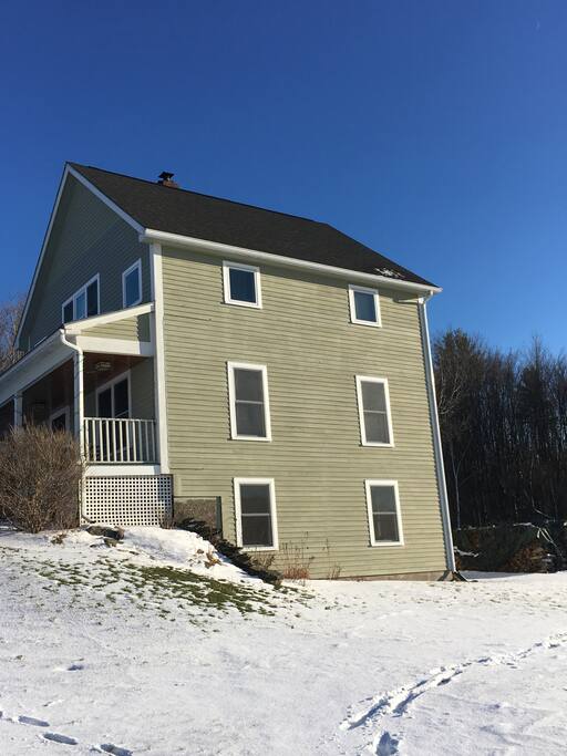 West side of house