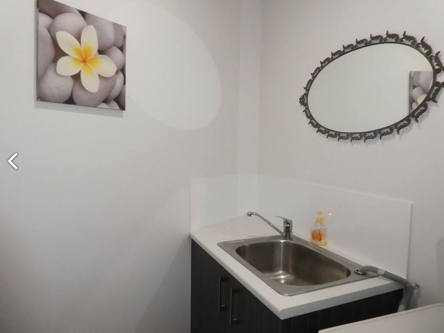Upstairs laundry/toilet
