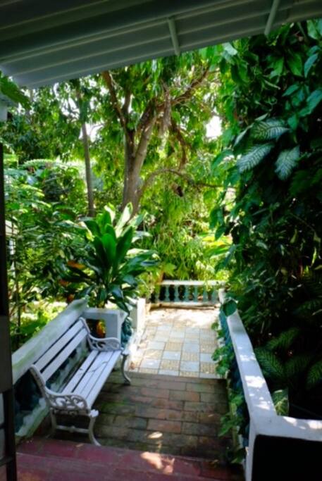 Breath in nature as you walk into your rooms.