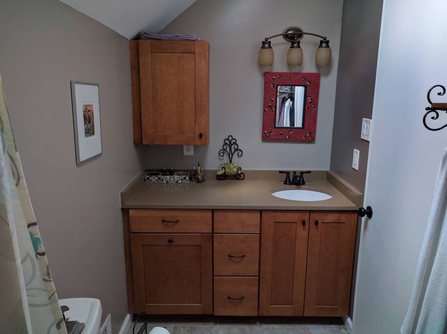 Mexico inspired upstairs bathroom