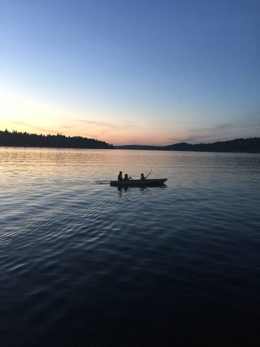 Immediate lake access.
