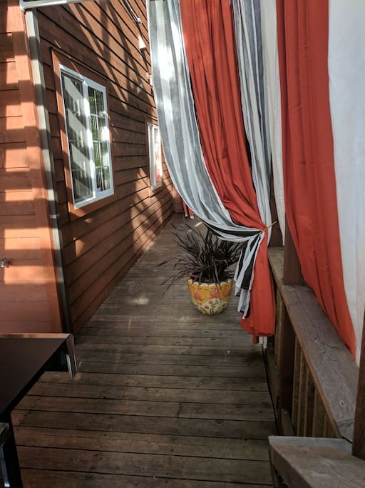Cabana entry.