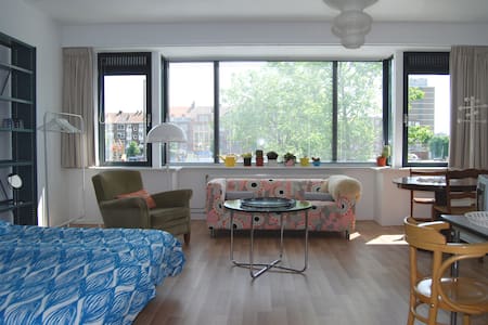 Room with panoramic waterfront view