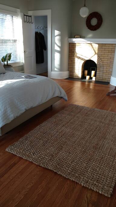 Bright and cozy master bedroom
