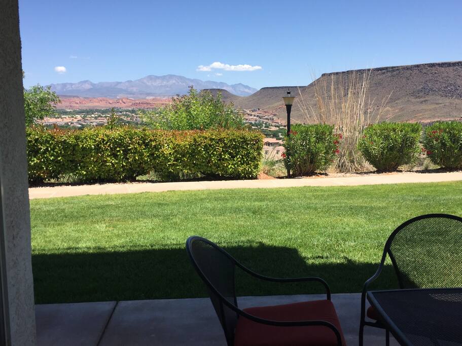 View from dining room