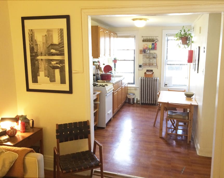 Kitchen from the living room