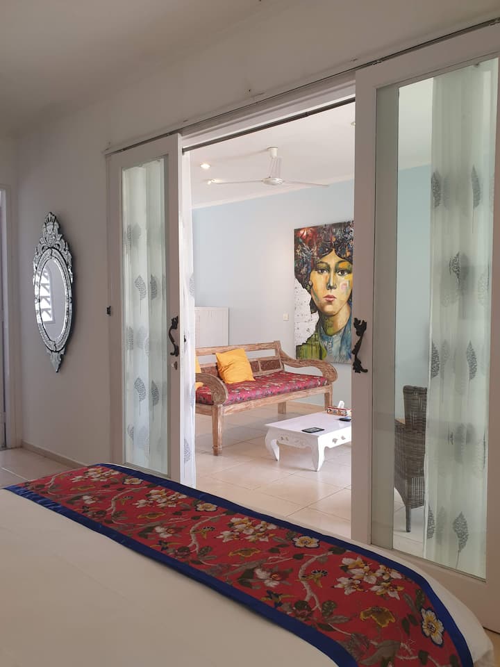 从卧室到休息室的景观