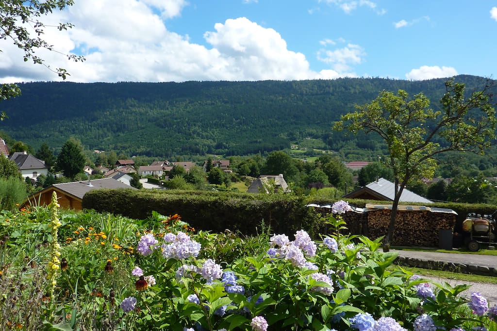 Vue depuis le jardin