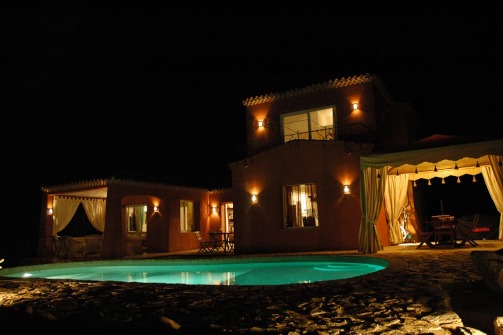 Villa by night
